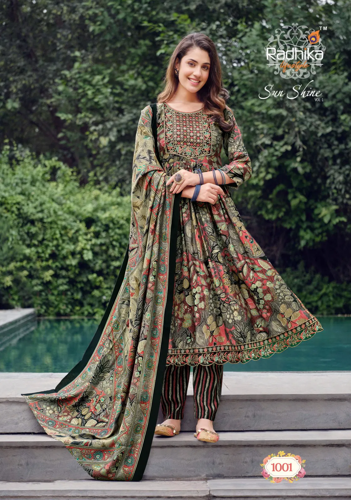 Radhika Sunshine Vol 1 Embroidery Readymade Catalog
